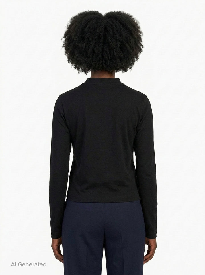 Gros Grain Long Sleeve Tee | Jacquemus | Club21 - back