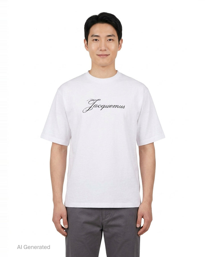 Script Logo Tee | Jacquemus | Club21 - front