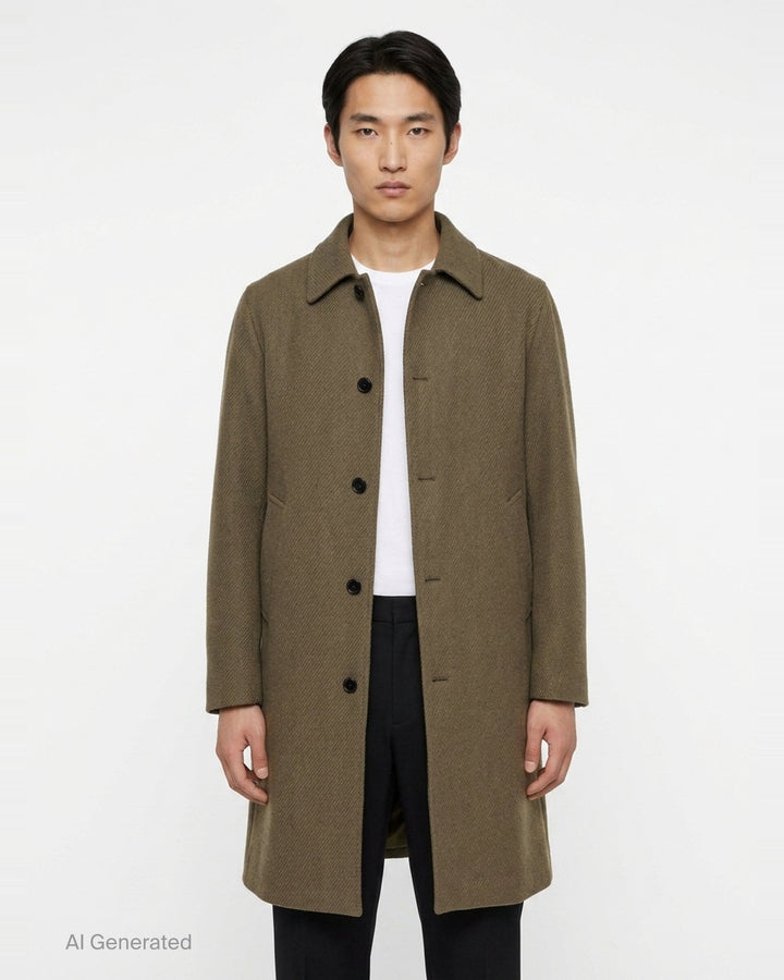 Double Split Overcoat | Jil Sander | Club21 - front