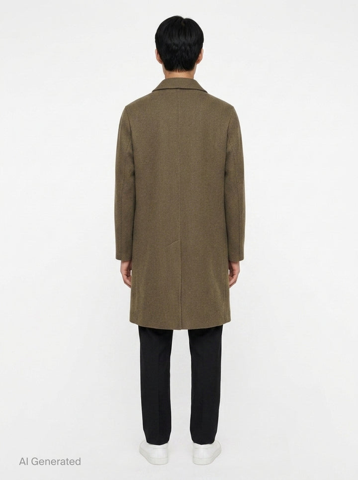 Double Split Overcoat | Jil Sander | Club21 - back
