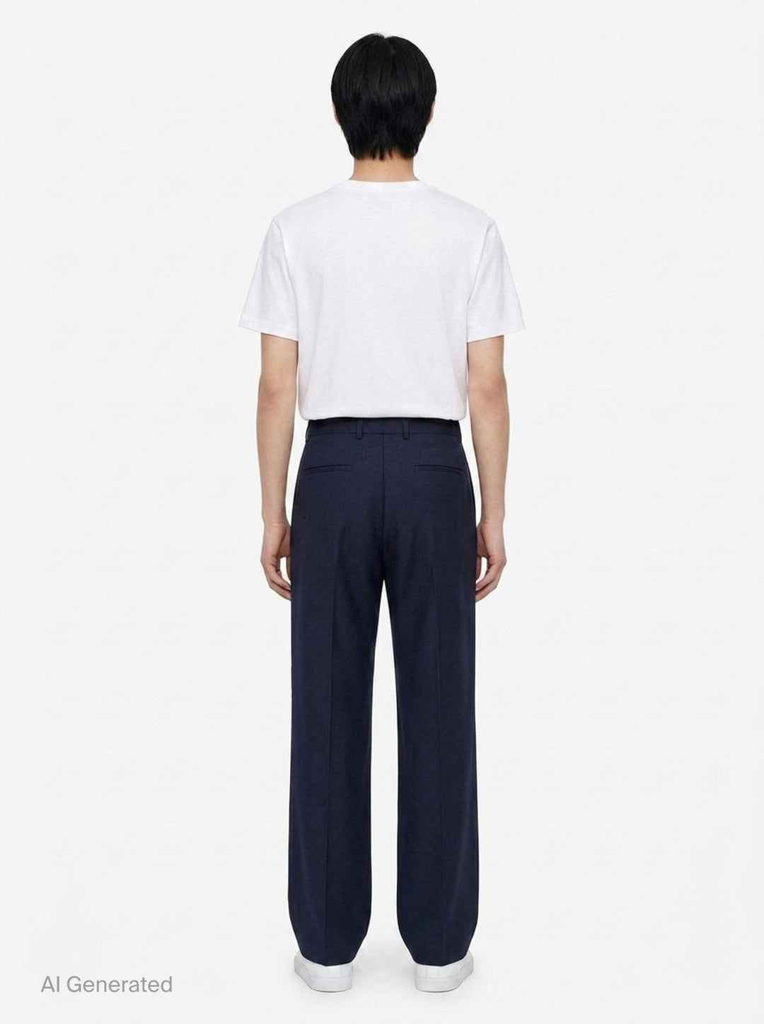 Fil-a-Fil Wide Leg Trousers | Jil Sander | Club21 - back