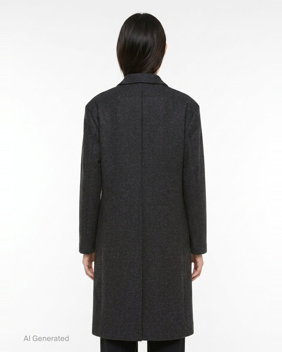 Heavy Loden Wool Coat | Jil Sander | Club21 - back