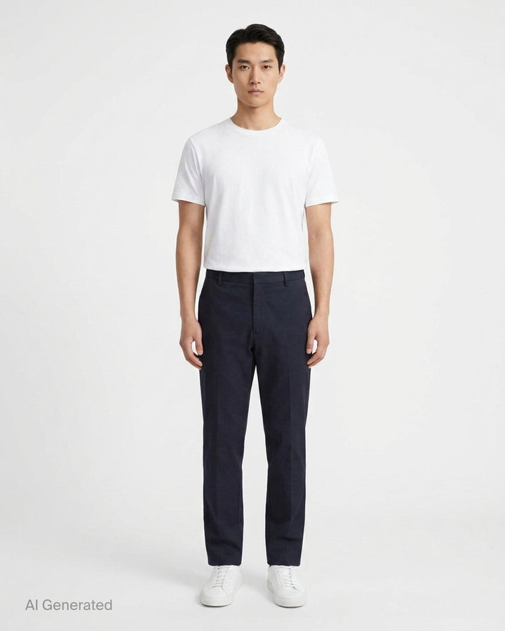 Light Brushed Wool Trousers | Jil Sander | Club21 - front