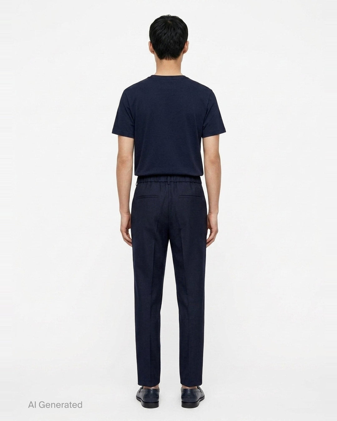 Light Brushed Wool Trousers | Jil Sander | Club21 - back