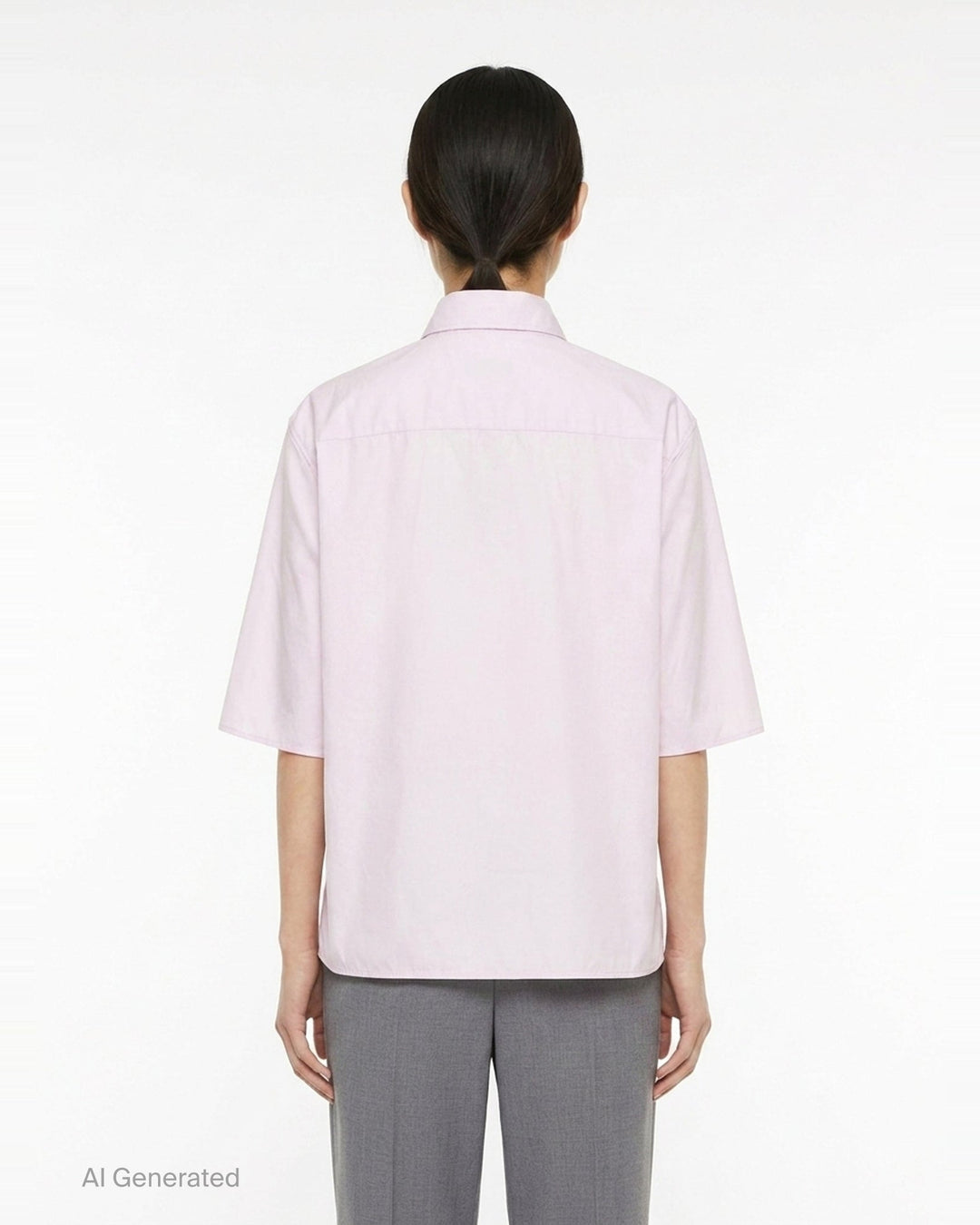 Light Cotton Poplin Shirt | Jil Sander | Club21 - back