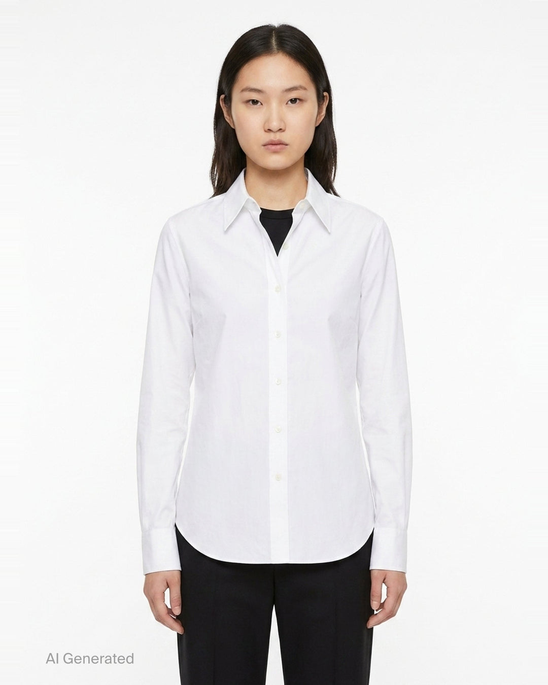 Organic Cotton Poplin Shirt | Jil Sander | Club21 - front