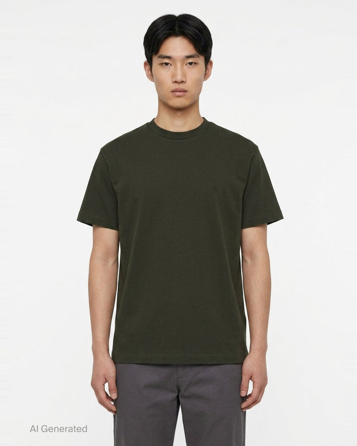 Organic Short Sleeve Tee | Jil Sander | Club21 - front