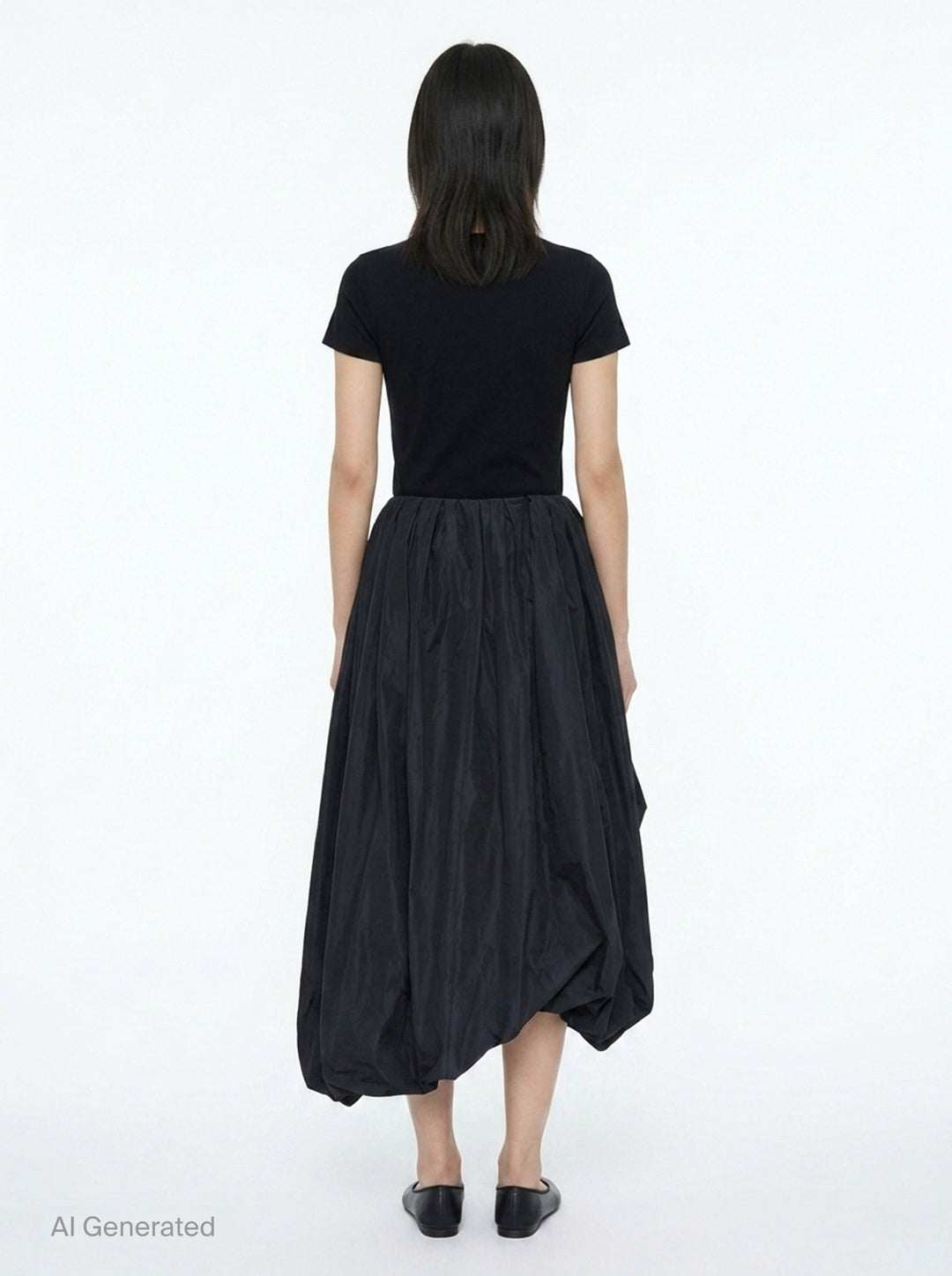 Recycled Light Polyester Skirt | Jil Sander | Club21 - back