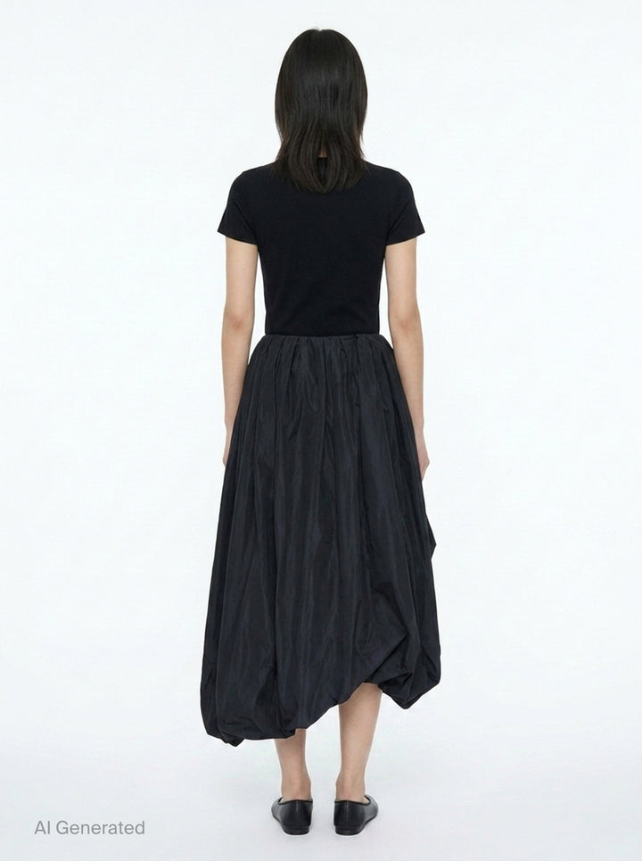 Recycled Light Polyester Skirt | Jil Sander | Club21 - back