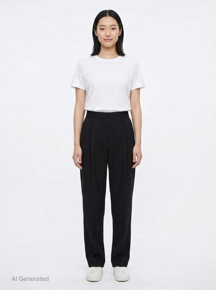 Sharp Wool Trousers | Jil Sander | Club21 - front