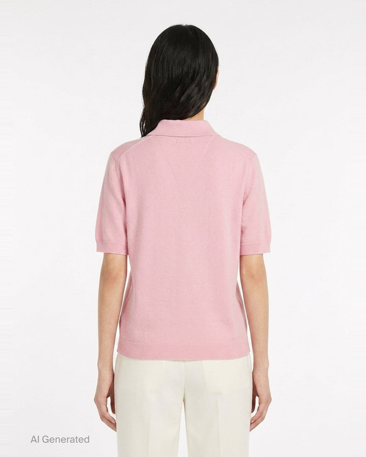 Short Sleeve Extrafine Polo | Jil Sander | Club21 - back