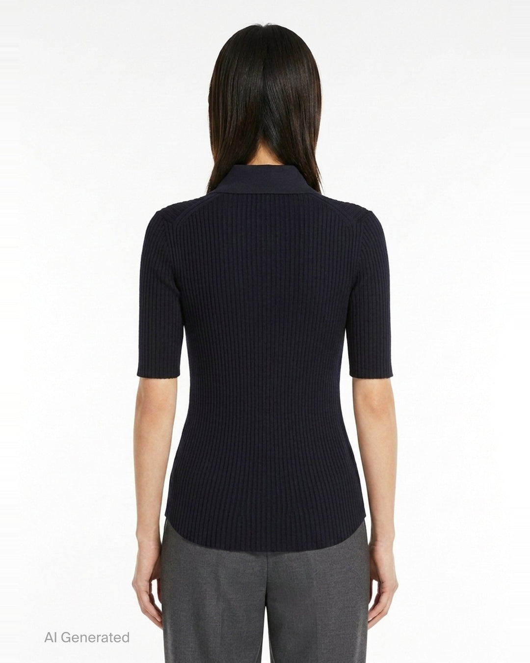 Short Sleeve Polo Shirt | Jil Sander | Club21 - back
