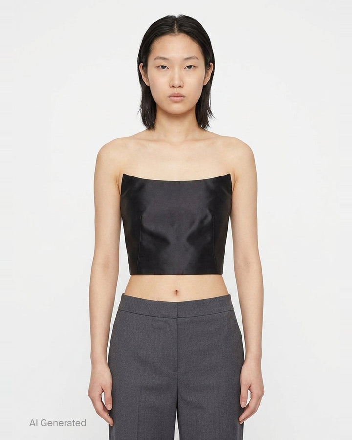 Silk Wool Mikado Top | Jil Sander | Club21 - front
