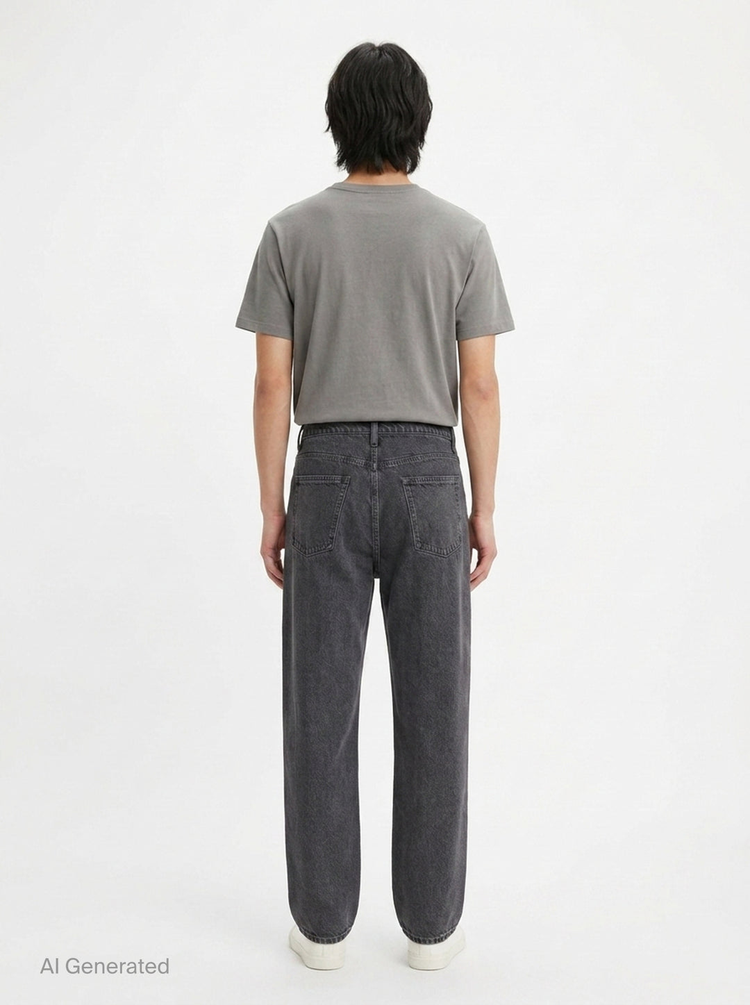 Treated Denim Trousers | Jil Sander | Club21 - back