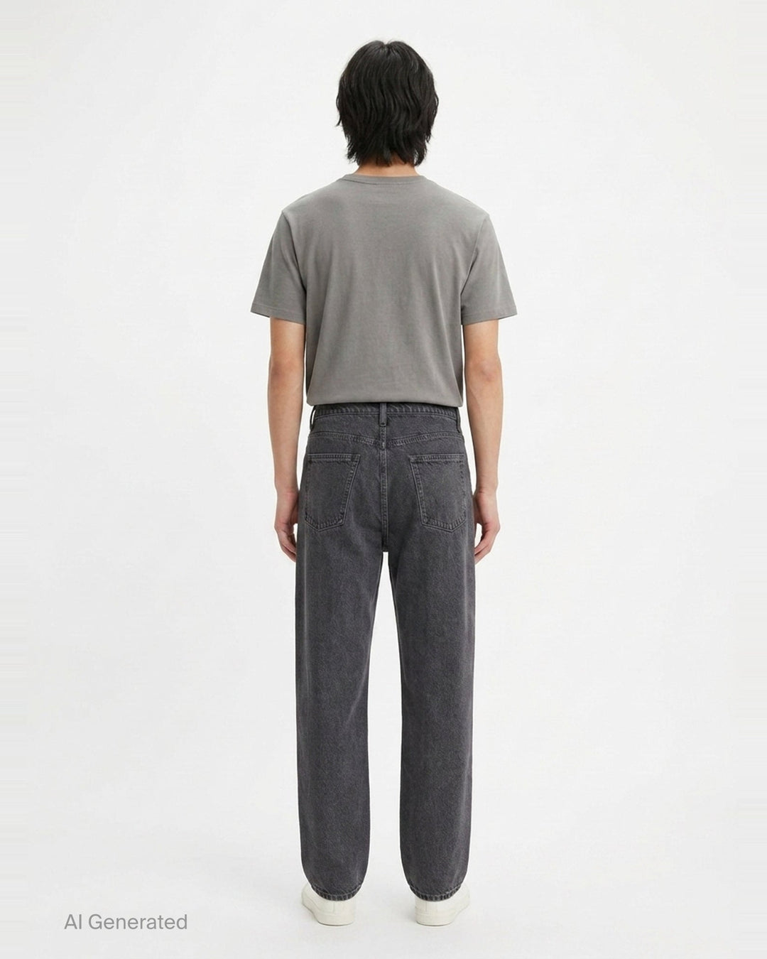 Treated Denim Trousers | Jil Sander | Club21 - back