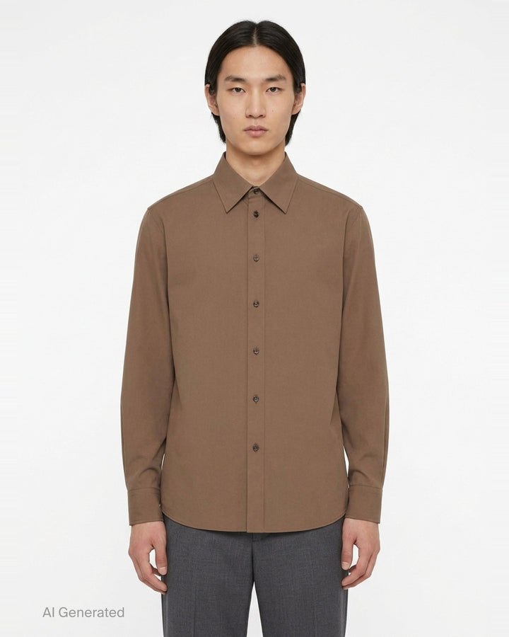 Water Repellent Long Sleeve Shirt | Jil Sander | Club21 - front