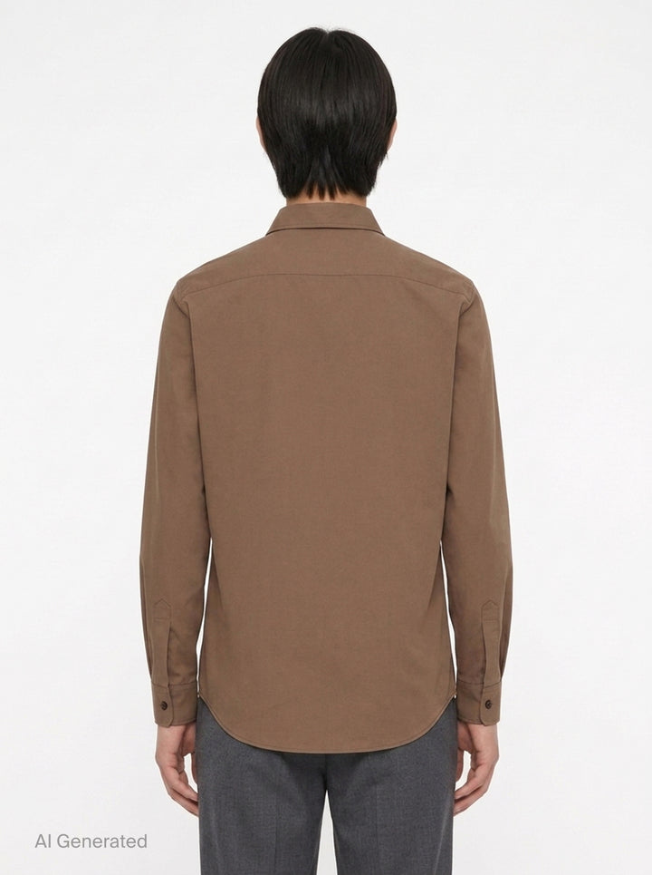 Water Repellent Long Sleeve Shirt | Jil Sander | Club21 - back