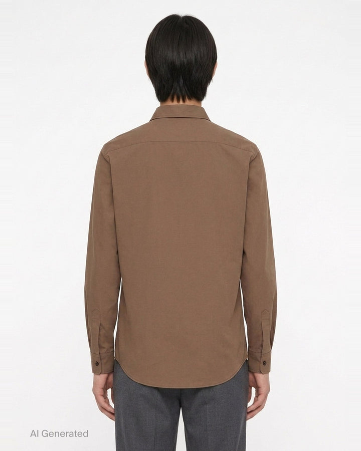 Water Repellent Long Sleeve Shirt | Jil Sander | Club21 - back