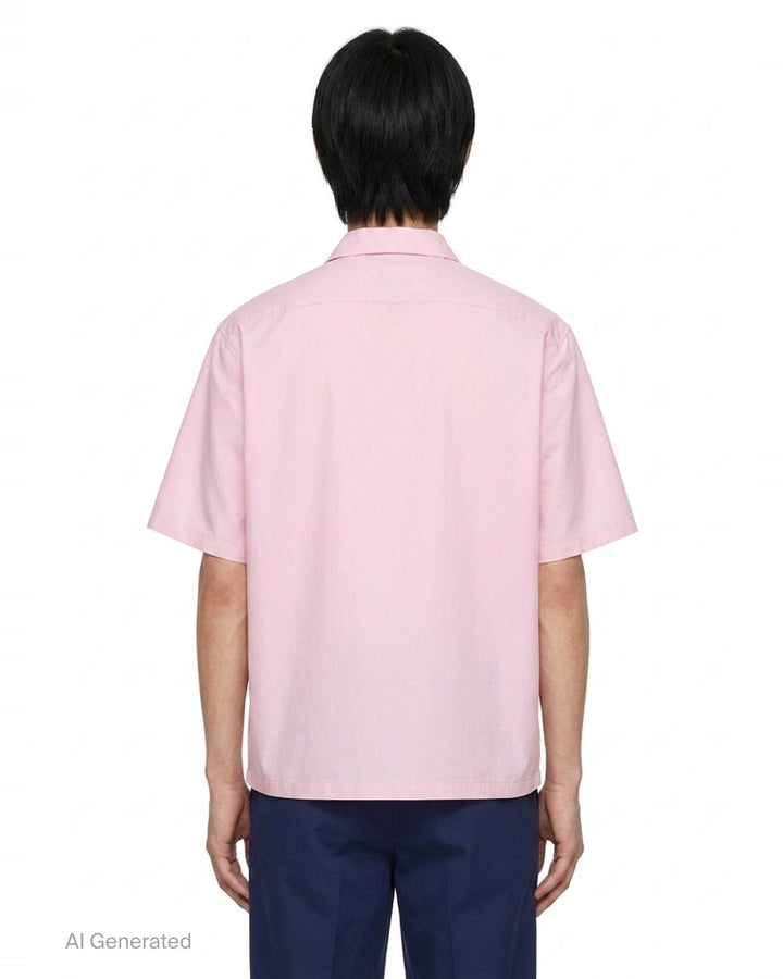 Water Repellent Short Sleeve Shirt | Jil Sander | Club21 - back