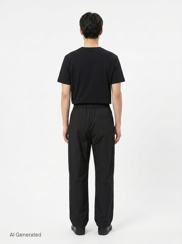 Water Repellent Wide Leg Trousers | Jil Sander | Club21 - back