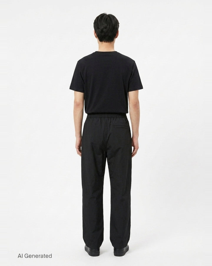 Water Repellent Wide Leg Trousers | Jil Sander | Club21 - back