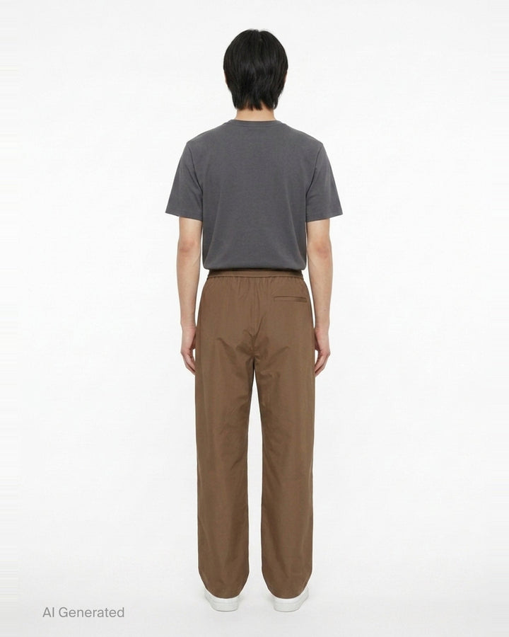 Water Repellent Wide Leg Trousers | Jil Sander | Club21 - back