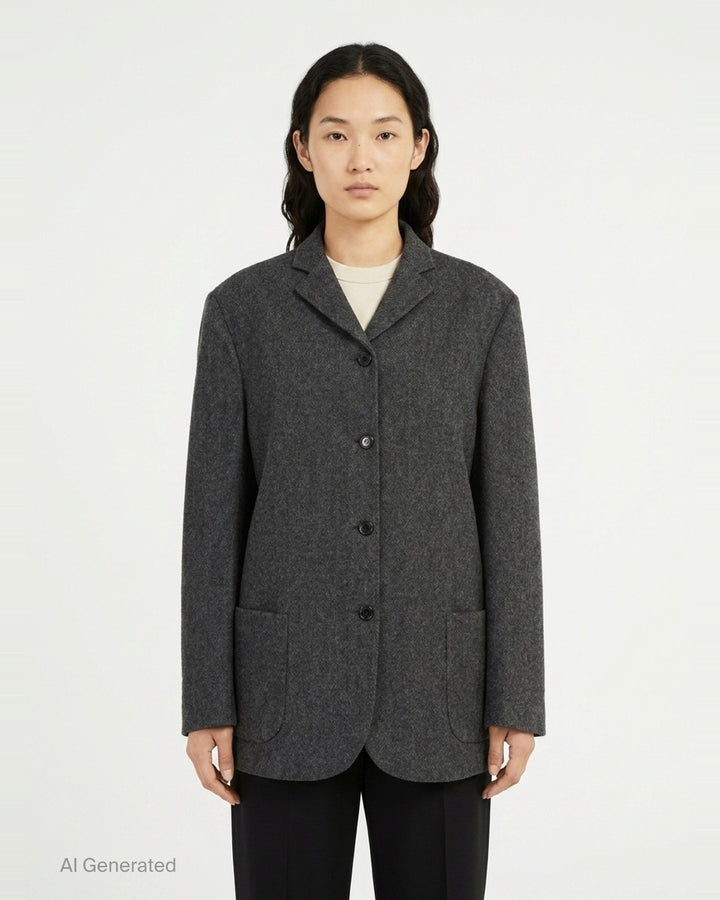 Wool Blazer Coat | Jil Sander | Club21 - front