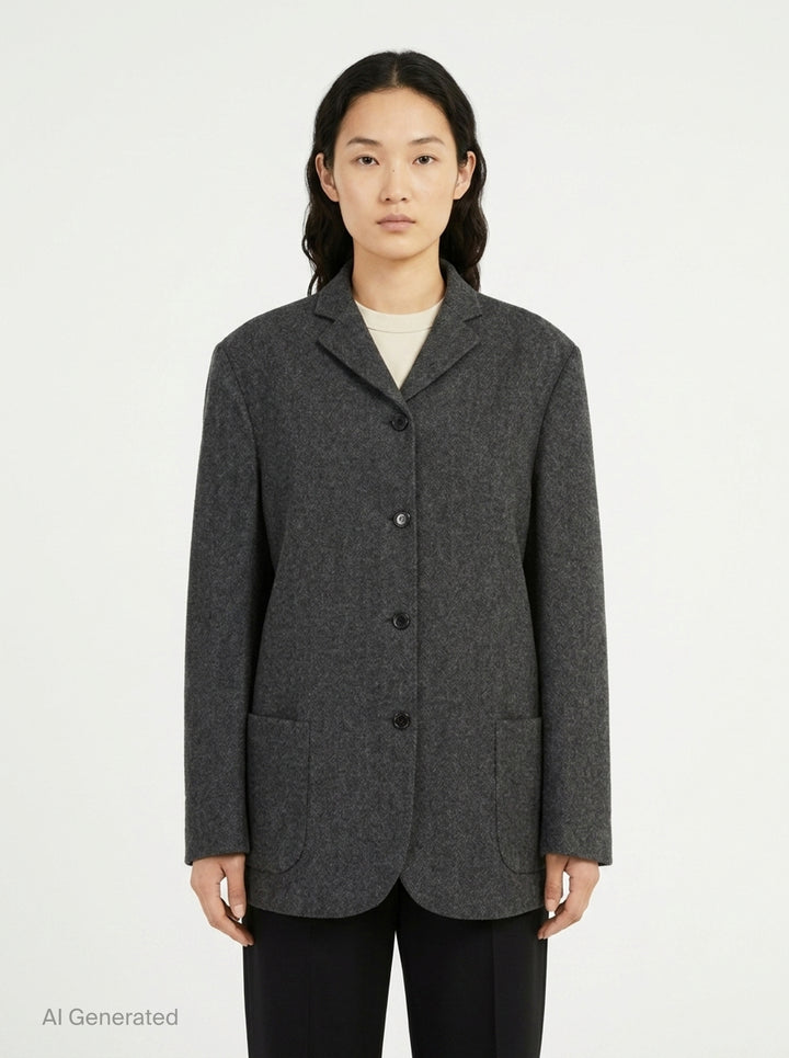 Wool Blazer Coat | Jil Sander | Club21 - front