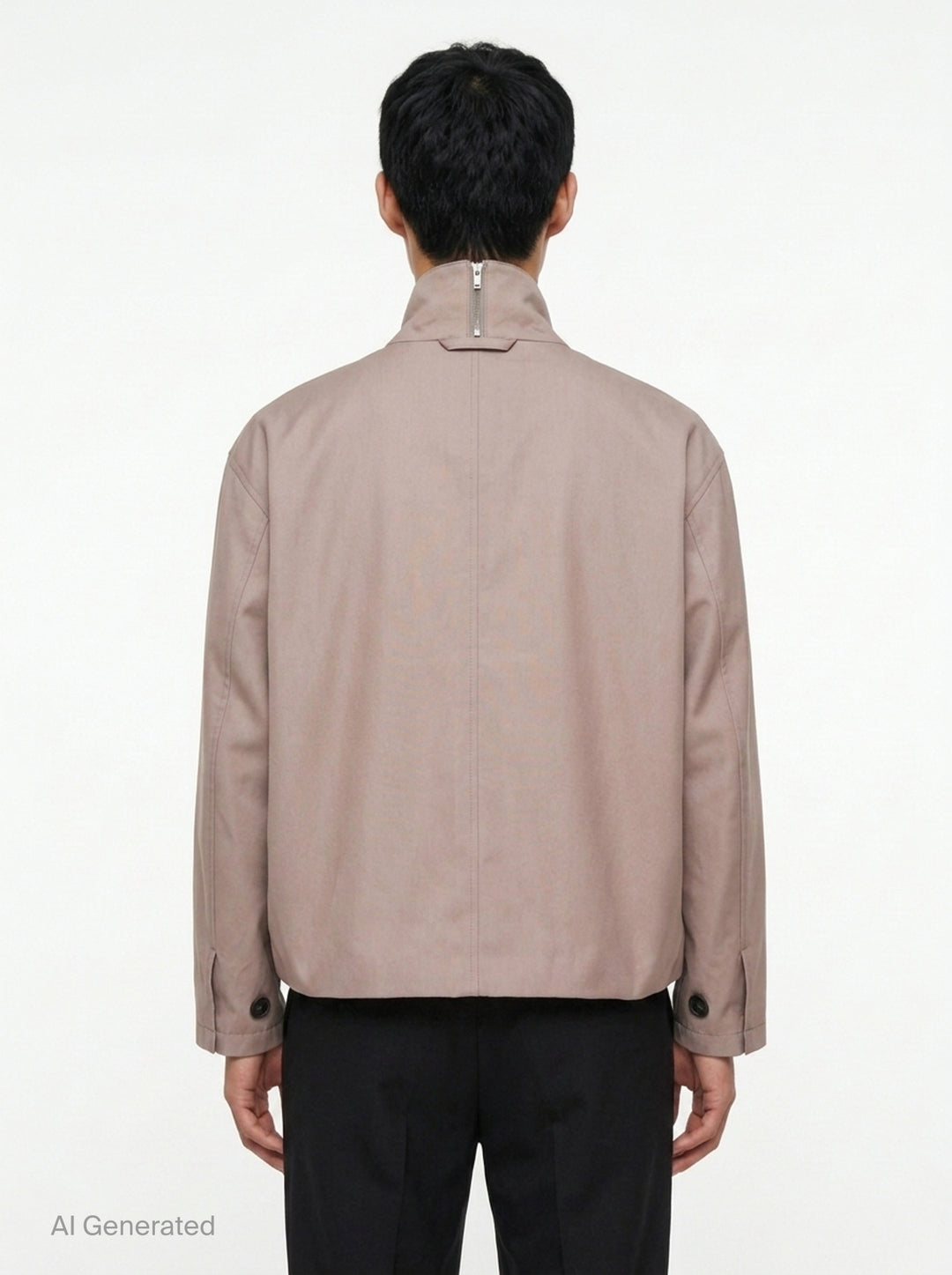 Shawl Collar Blouson Jacket | JiyongKim | Club21 - back