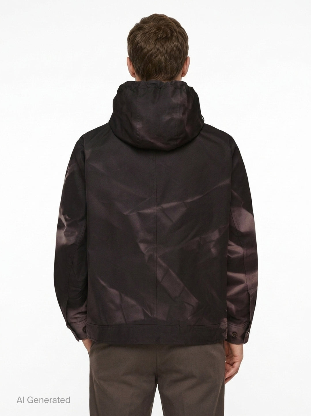 Sun-Bleached Asymmetric Front Blouson | JiyongKim | Club21 - back