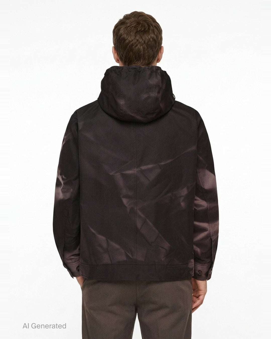 Sun-Bleached Asymmetric Front Blouson | JiyongKim | Club21 - back