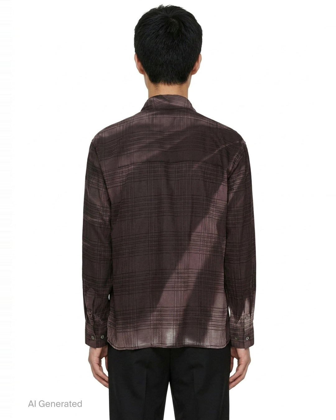 Sun-Bleached Drape Long Sleeve Shirt | JiyongKim | Club21 - back