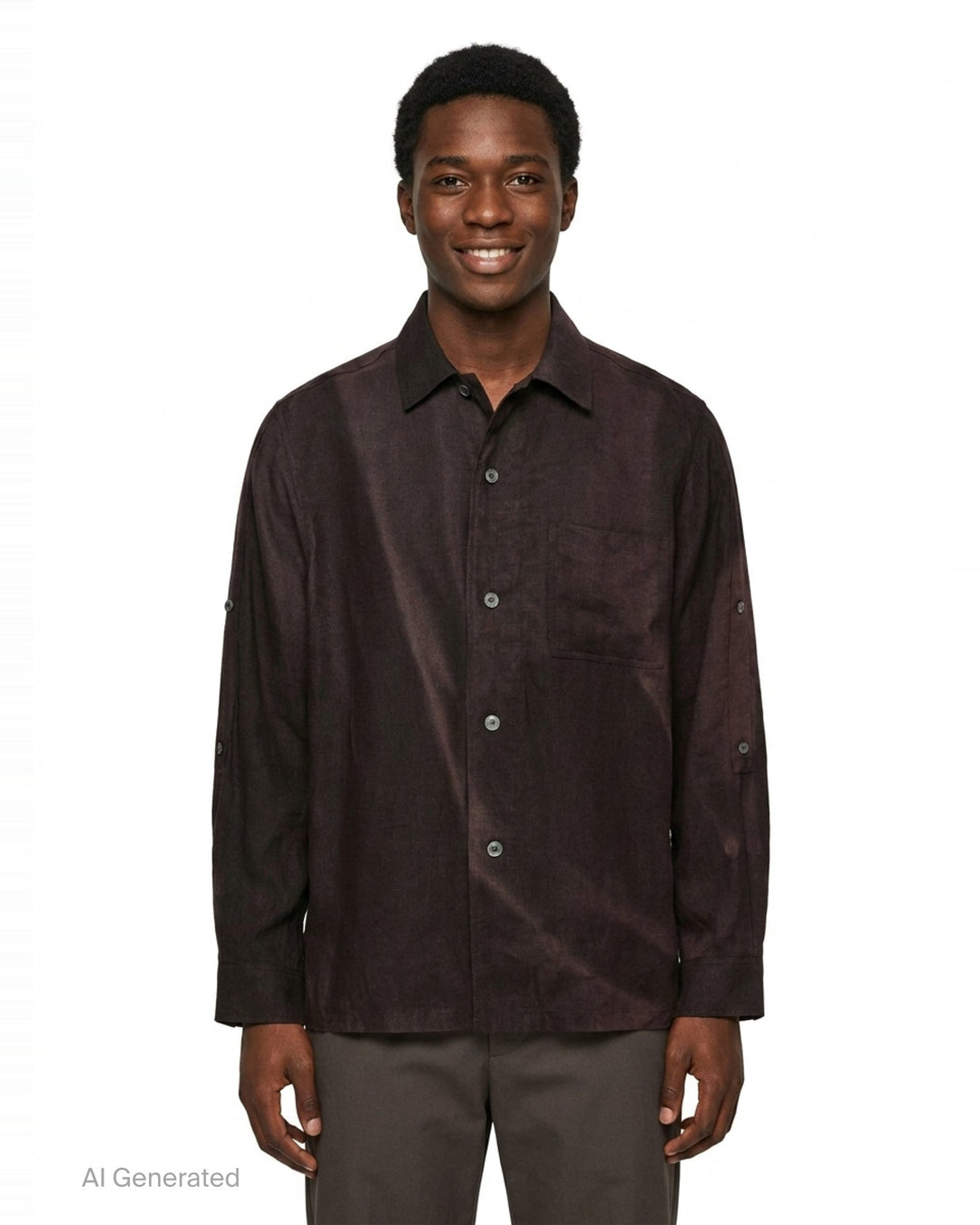Sun-Bleached Long Sleeve Strap Shirt | JiyongKim | Club21 - front