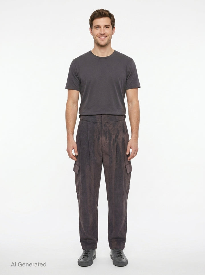 Sun-Bleached Pleated Trousers | JiyongKim | Club21 - front