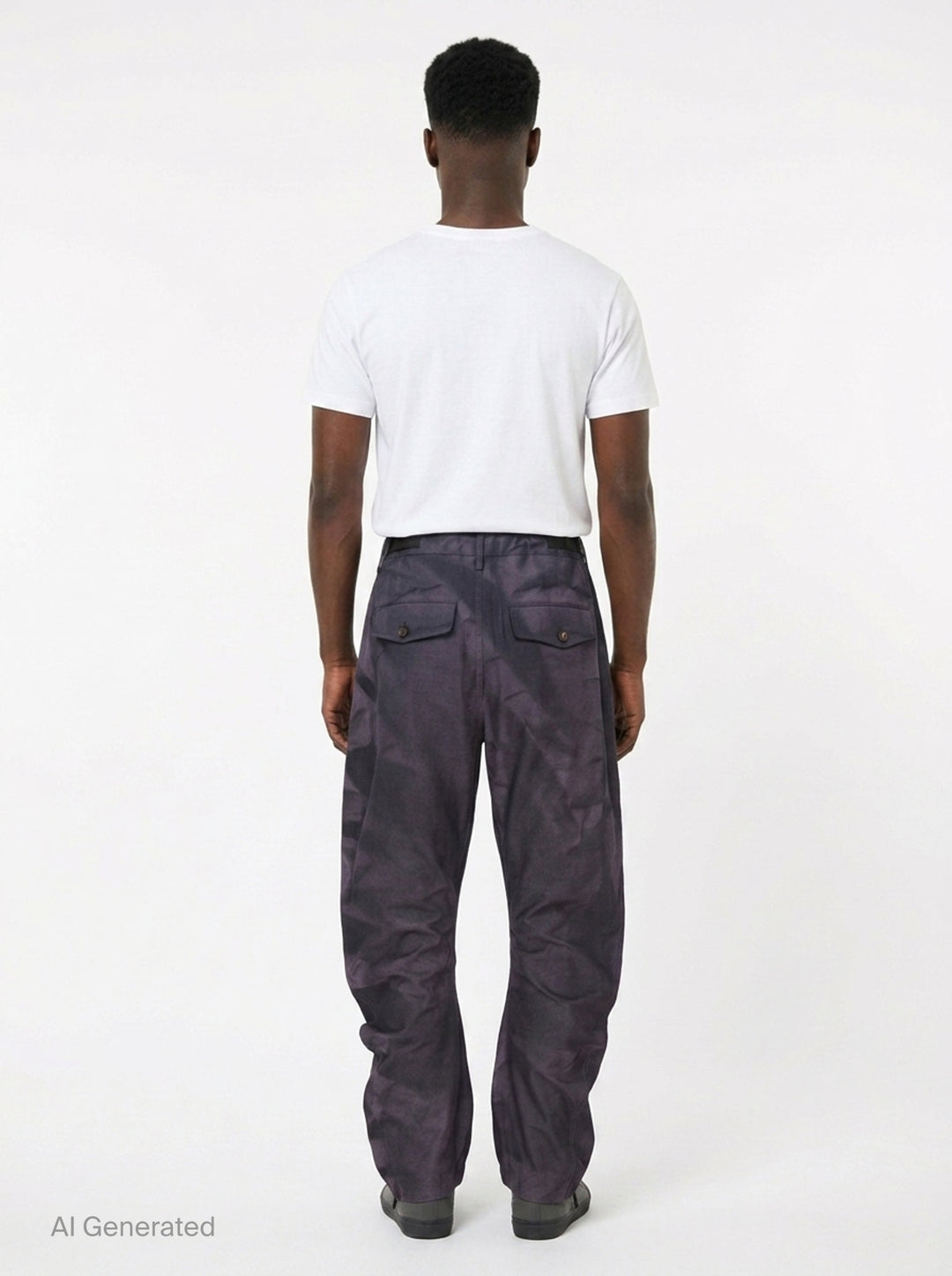 Sun-Bleached Twisted Trousers | JiyongKim | Club21 - back