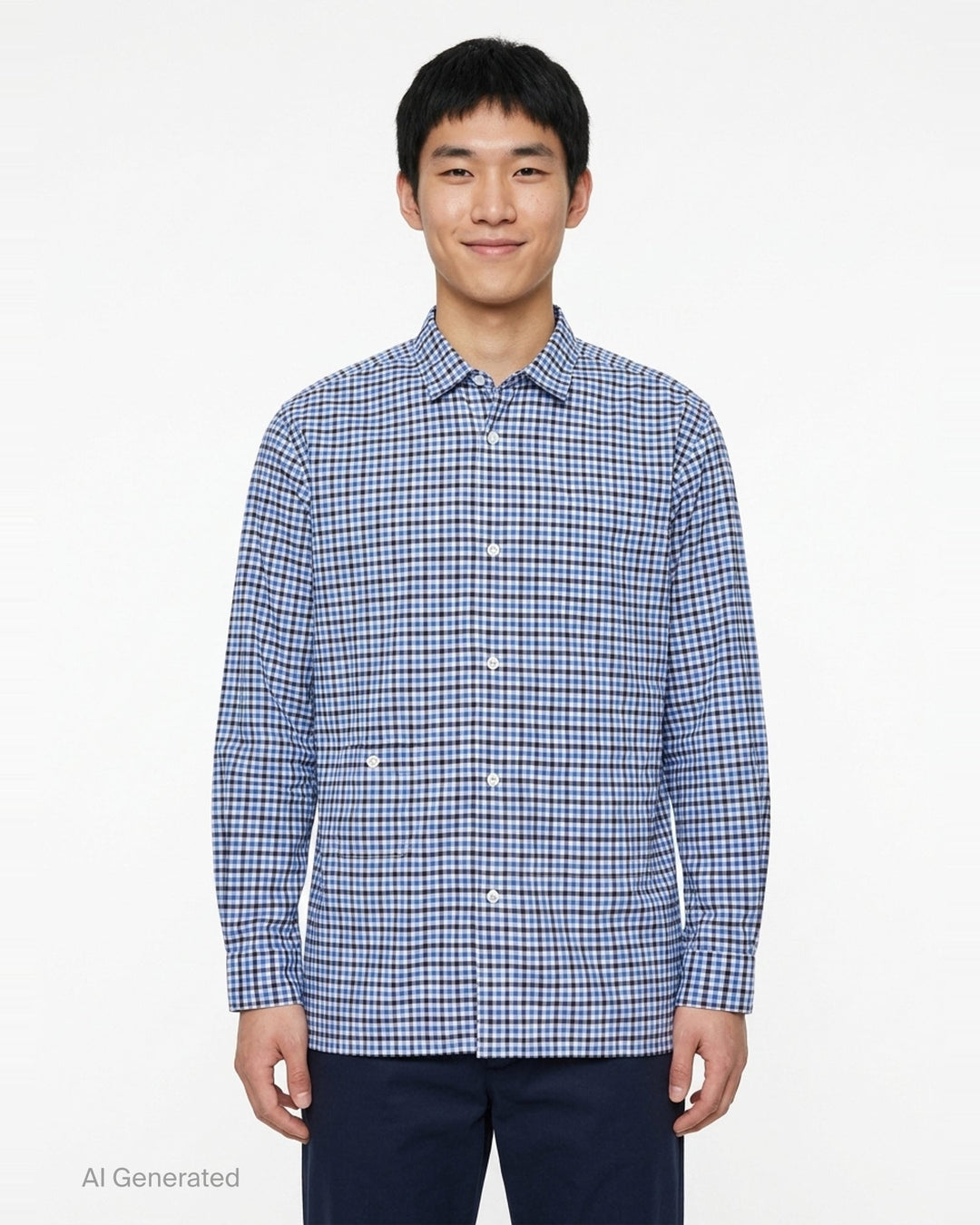 Cotton Stripe Long Sleeve Shirt | Comme des Garçons Homme | Club21 - front