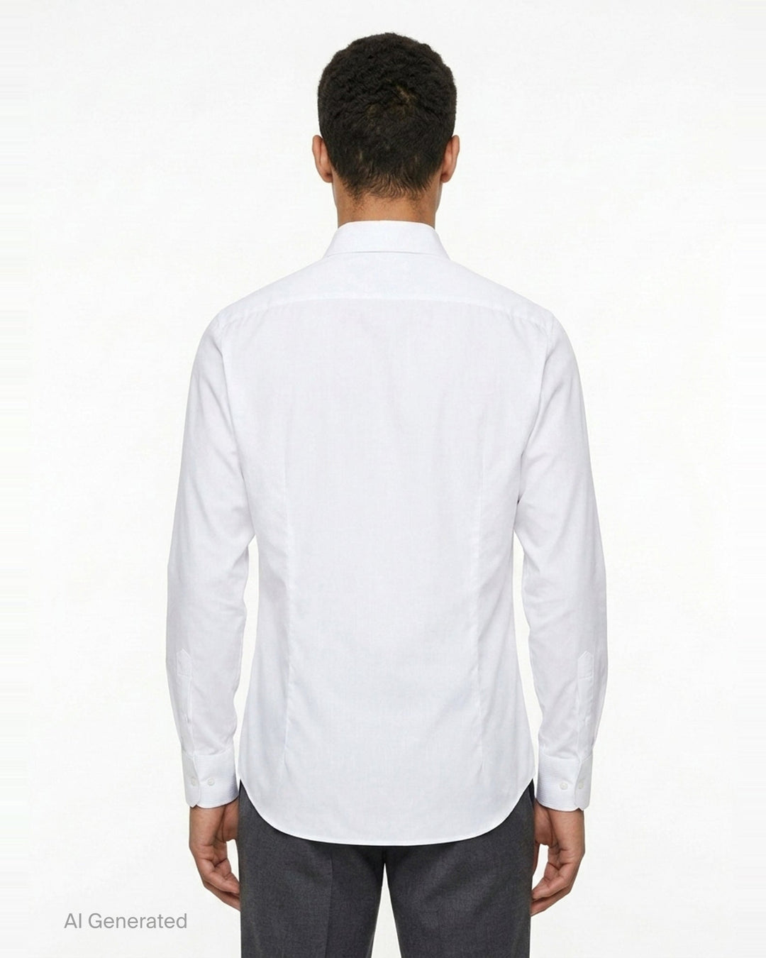 Long Sleeve Pleated Bib Shirt | Junya Watanabe | Club21 - back