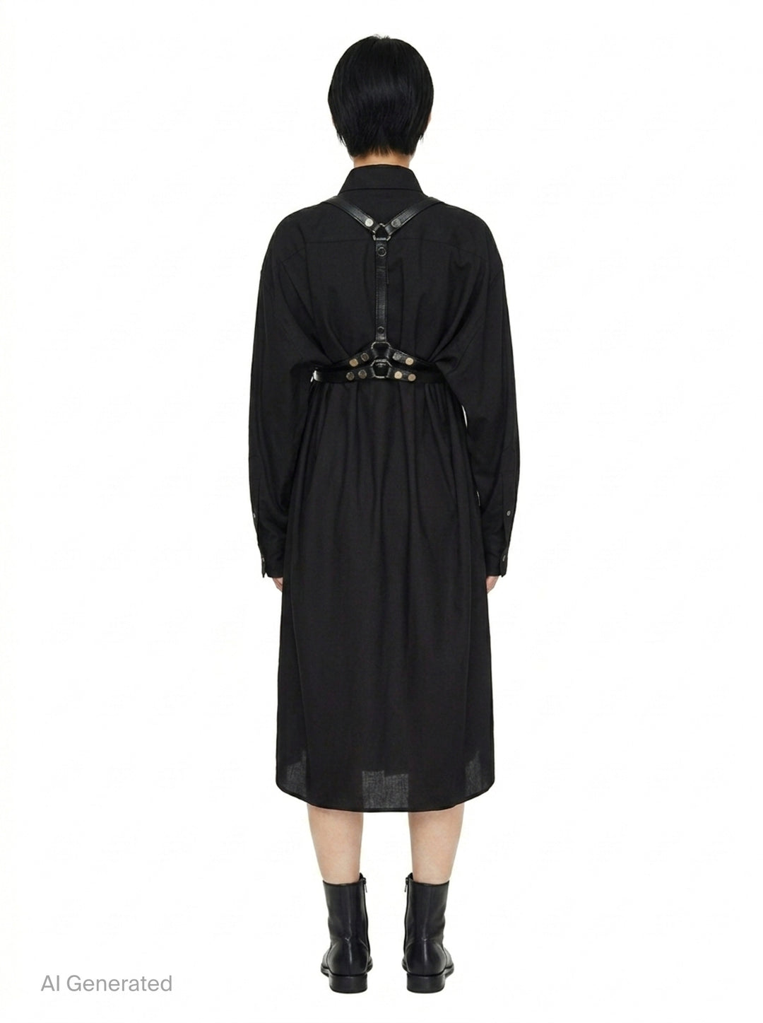 Oversized Shirt Dress With Harness | Junya Watanabe | Club21 - back
