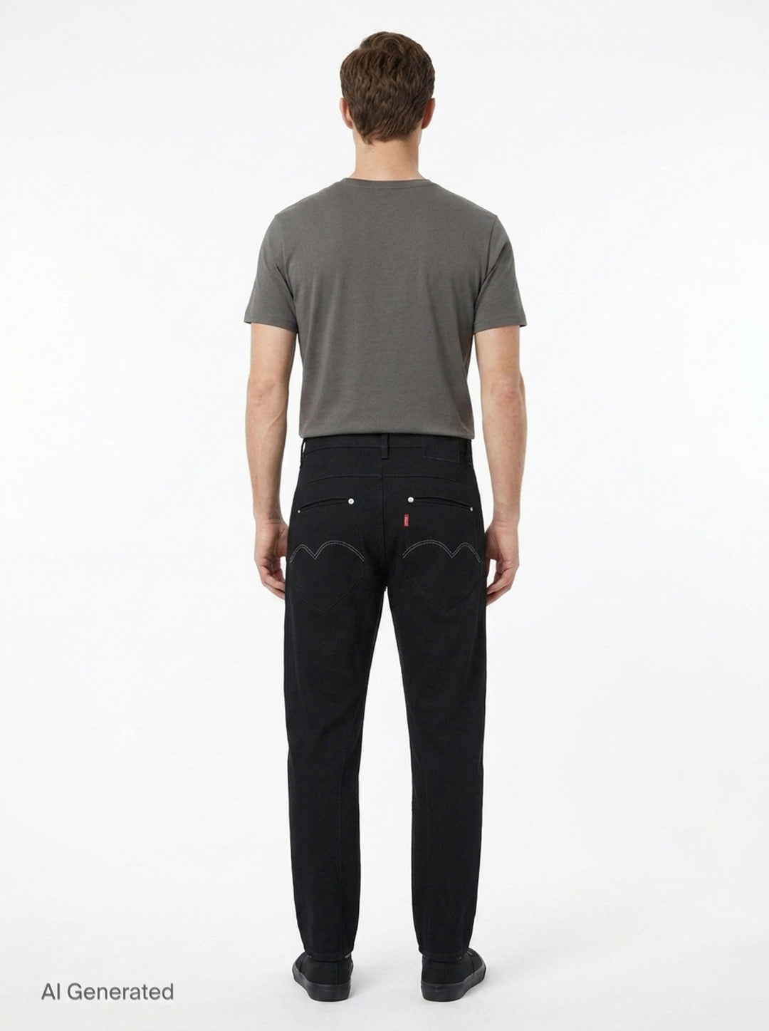 Wool Serge Tapered Pants | Junya Watanabe | Club21 - back