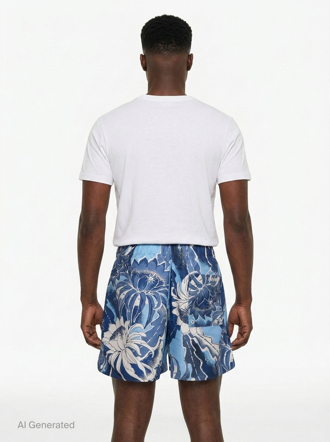 Hawaiian Print Swim Shorts | JW Anderson | Club21 - back