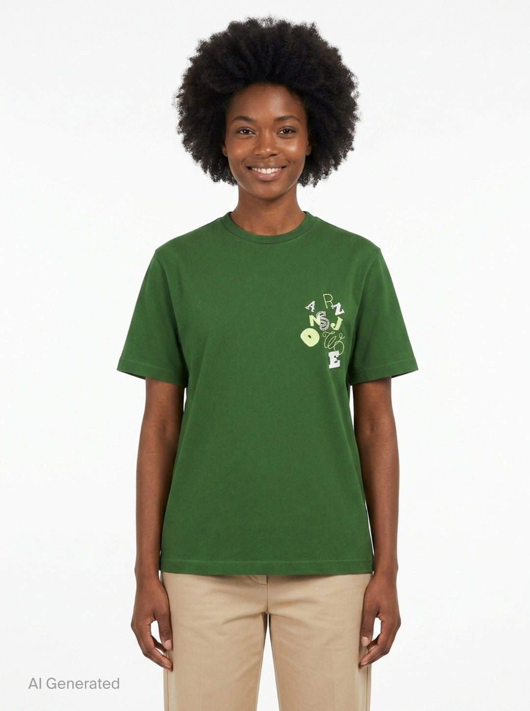 Scattered Letters T-Shirt | JW Anderson | Club21 - front