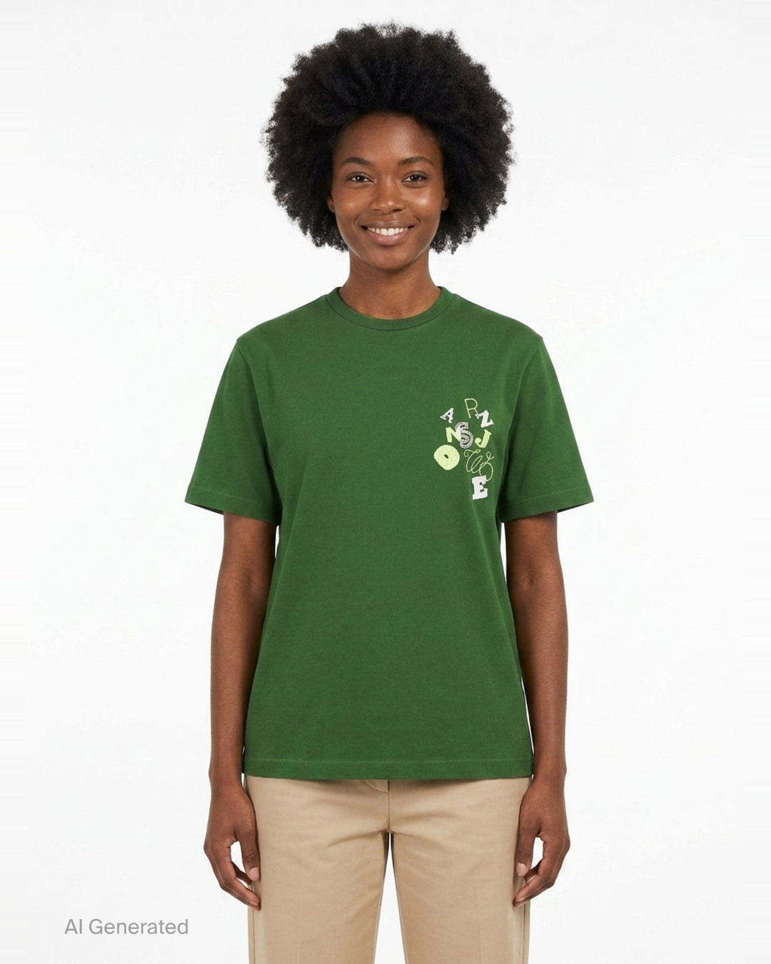 Scattered Letters T-Shirt | JW Anderson | Club21 - front