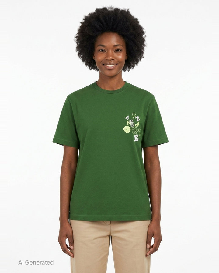 Scattered Letters T-Shirt | JW Anderson | Club21 - front
