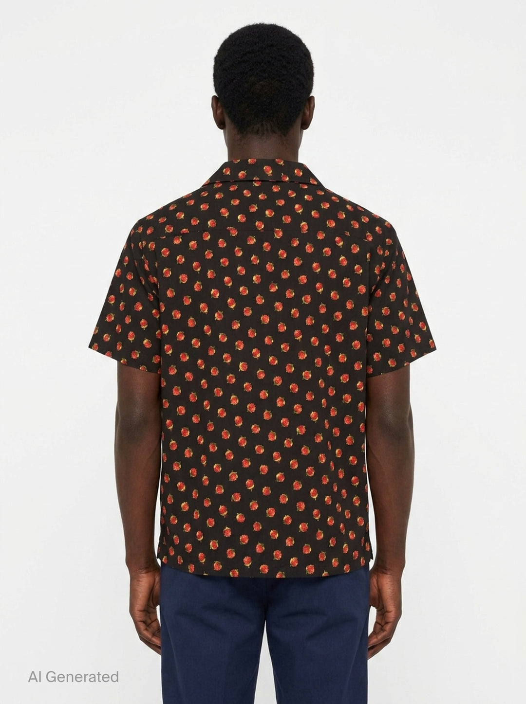 Short Sleeve Camp Collar Shirt | JW Anderson | Club21 - back