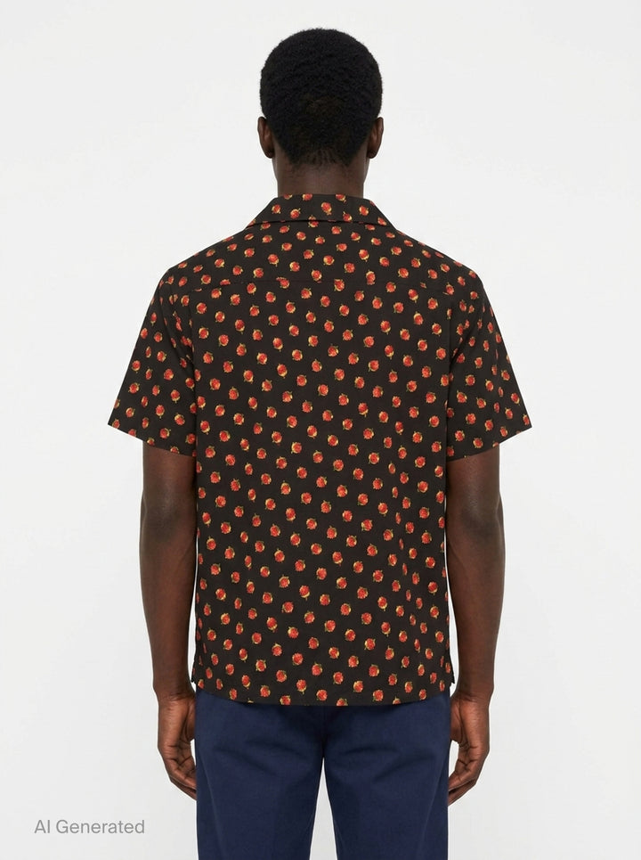 Short Sleeve Camp Collar Shirt | JW Anderson | Club21 - back
