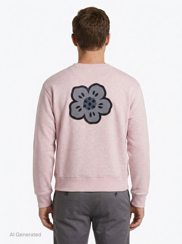 Boke Flower Embroidered Sweatshirt | Kenzo | Club21 - back