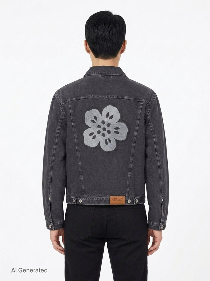 Boke Flower Trucker Jacket | Kenzo | Club21 - back