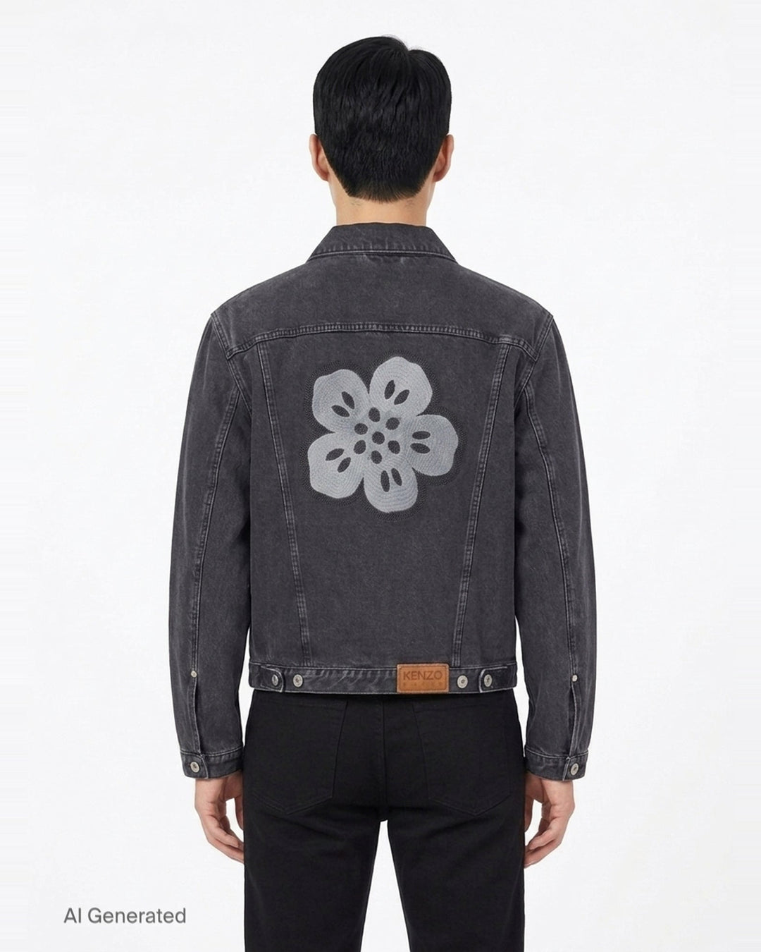 Boke Flower Trucker Jacket | Kenzo | Club21 - back