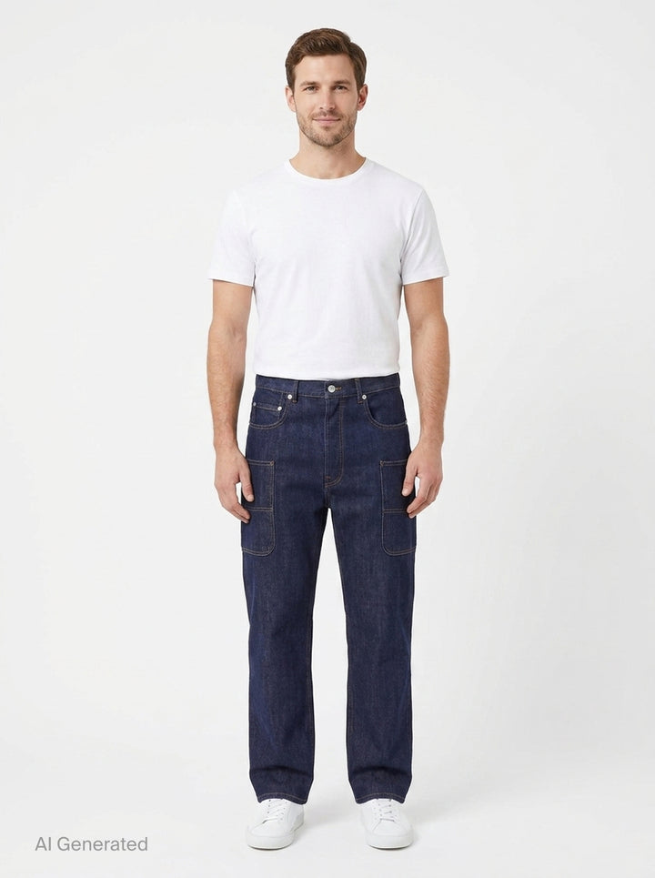 Cargo Monkey Fit Jeans | Kenzo | Club21 - front