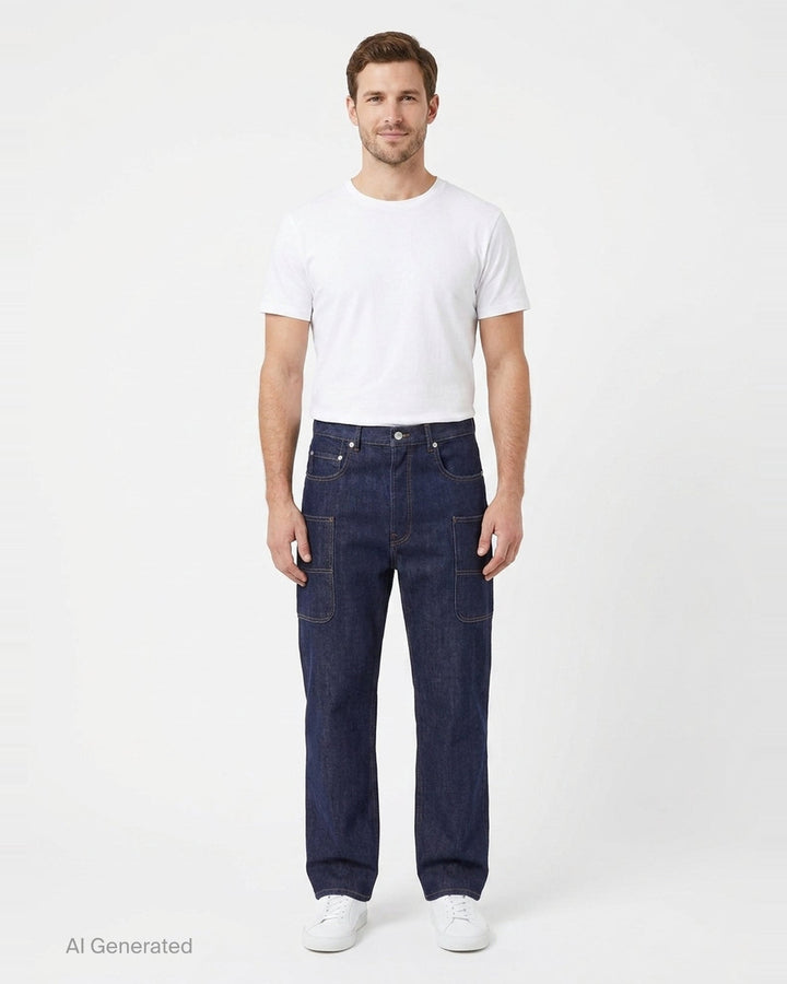 Cargo Monkey Fit Jeans | Kenzo | Club21 - front
